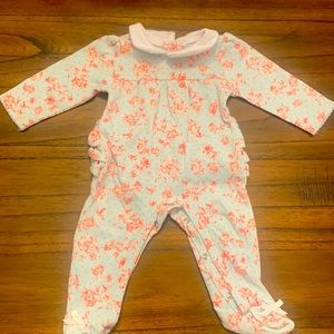 Mud Pie 0-3 month girls pajamas